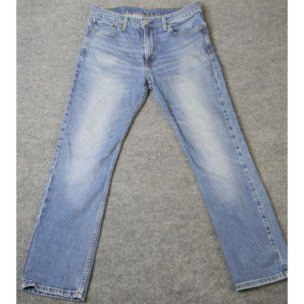 Levi's 511 Men's Slim Fit Jeans W33 L30 Light Wash Blue Denim 33x30